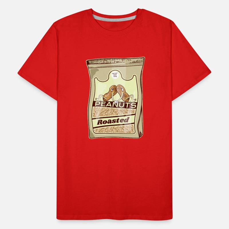 Roasted Peanuts Retro Pack Men's Premium Organic T-Shirt