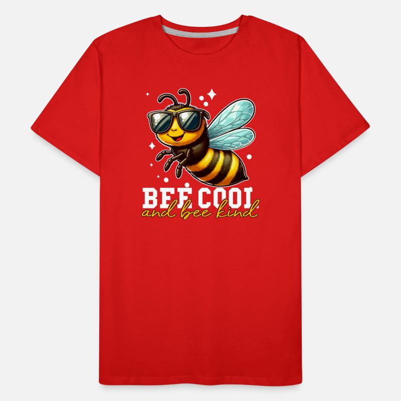 Bee Benevolent Lunetée Men's Premium Organic T-Shirt