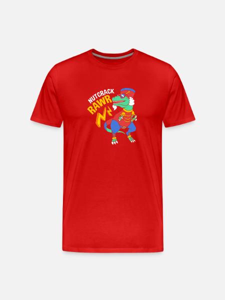 Nussknacker Weihnachten - Männer Premium Bio T-Shirt - Rot