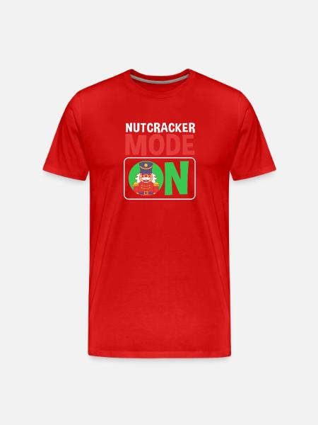 Nutcracker Christmas - Men's Premium Organic T-Shirt - red