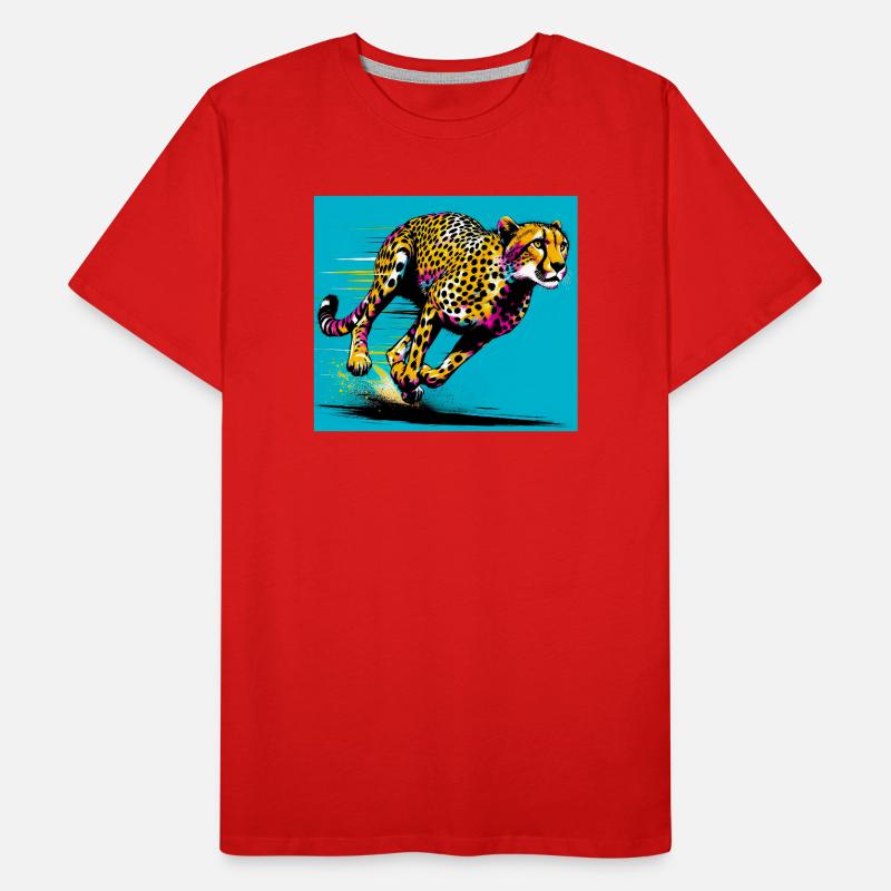cheetah Men's Premium Organic T-Shirt