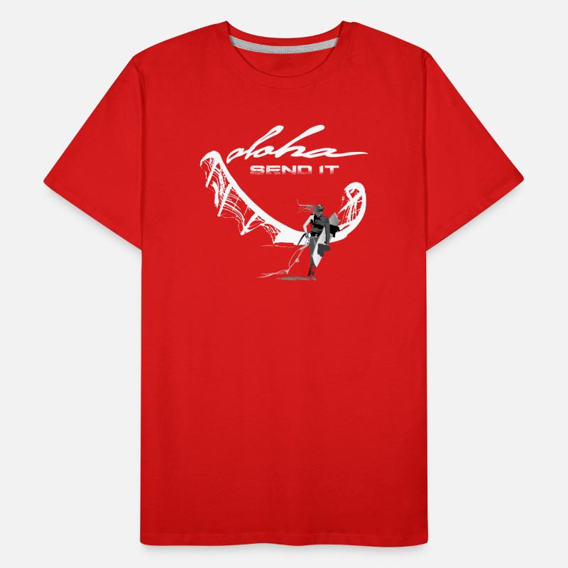 Send it Kitesurfer Men's Premium Organic T-Shirt