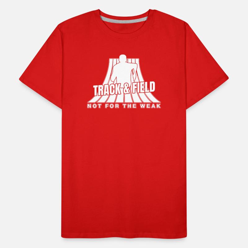 Track Athletics Track & Field Not For Weak Männer Premium Bio T-Shirt