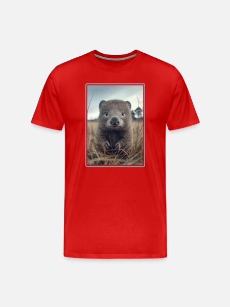 Wombats Wombat - T-shirt bio Premium Homme - rouge