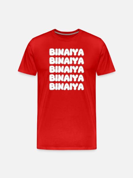 Climbing Binaiya - Men's Premium Organic T-Shirt - red