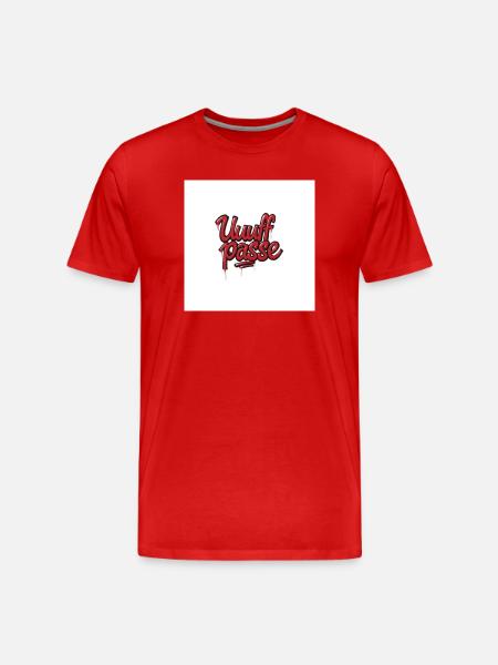 UffPasse Graffiti Lettering - Men's Premium Organic T-Shirt - red