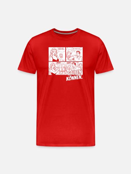 Being Beautiful Isn't Enough Comic Retro - Men's Premium Organic T-Shirt - red