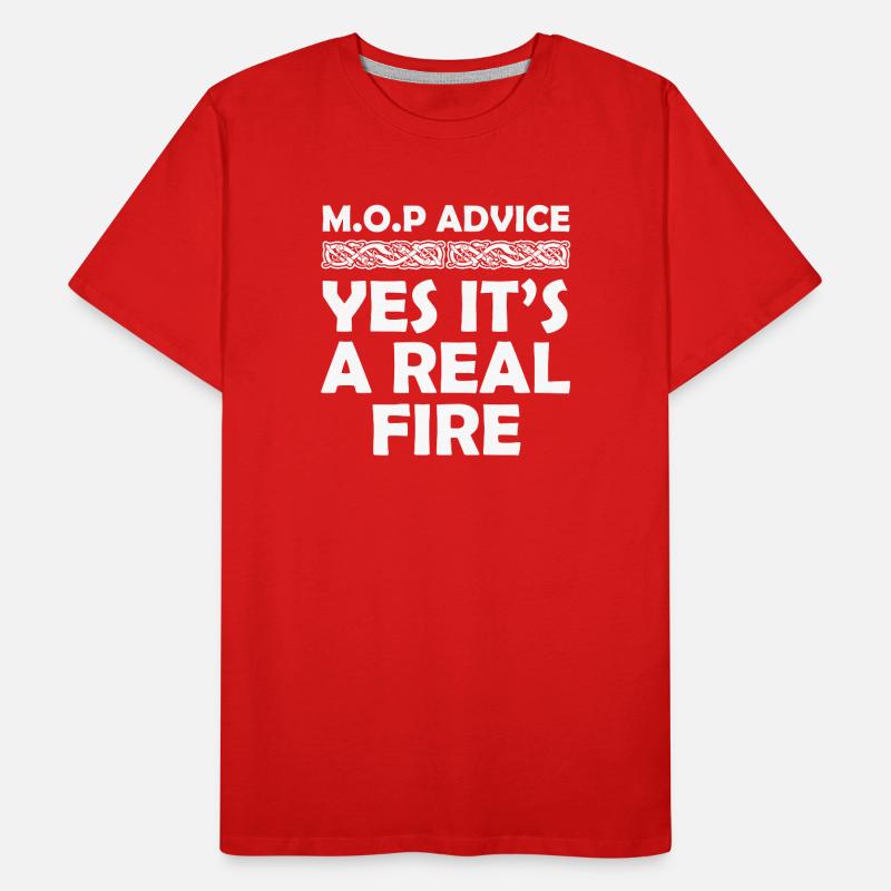 MOP - Real Fire Men's Premium Organic T-Shirt