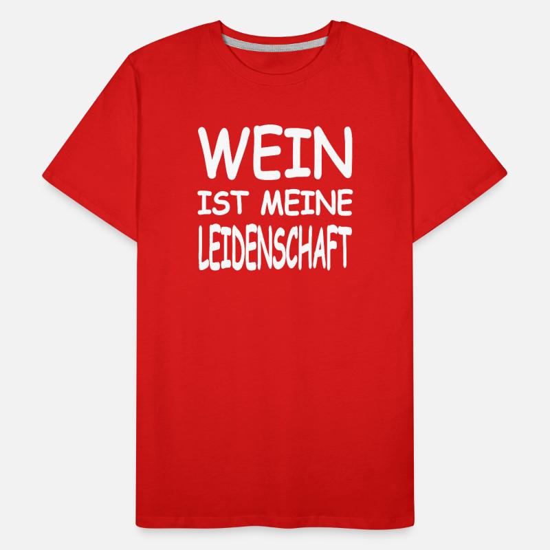 Wine Men's Premium Organic T-Shirt