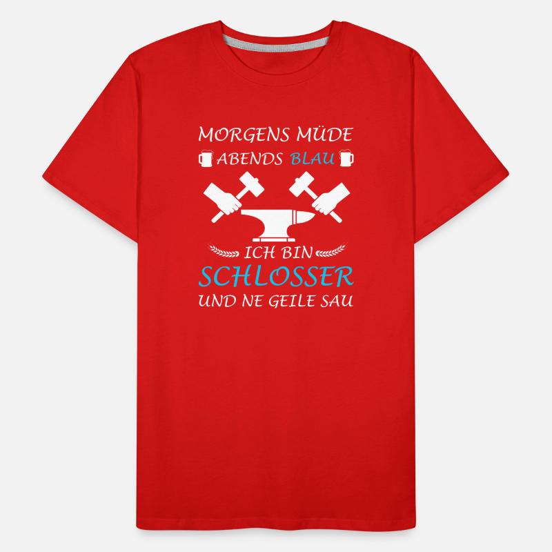 Locksmith Lustig Locksmith's Workshop Master Men's Premium Organic T-Shirt