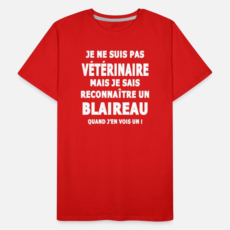 recognizes a badger humor sarcsme Men's Premium Organic T-Shirt