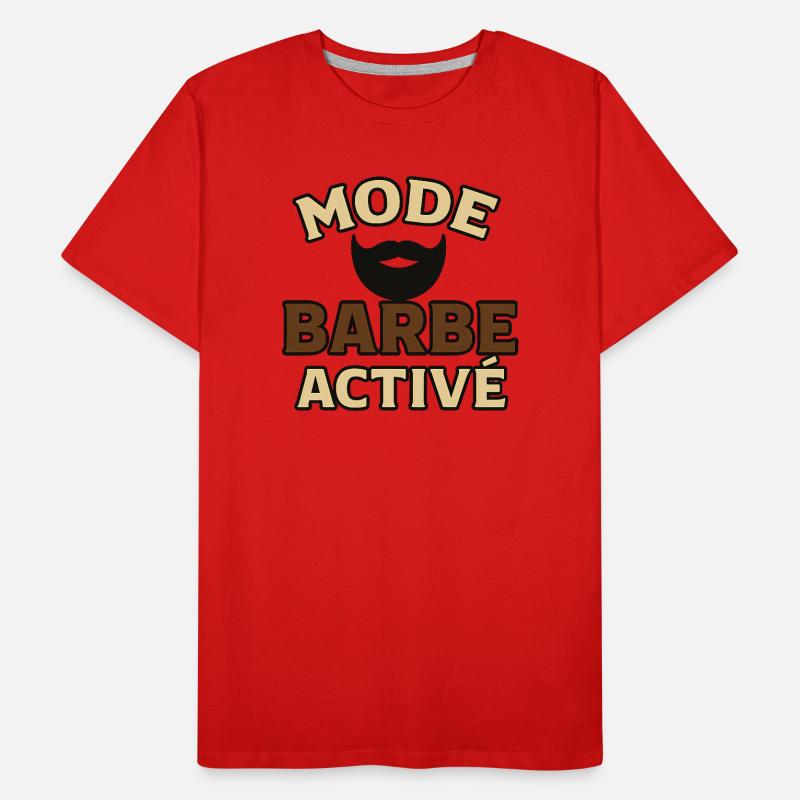 Active Beard Mode Men's Premium Organic T-Shirt