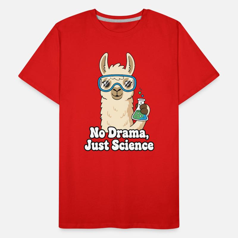 Pas de drame, juste un lama de science T-shirt bio Premium Homme