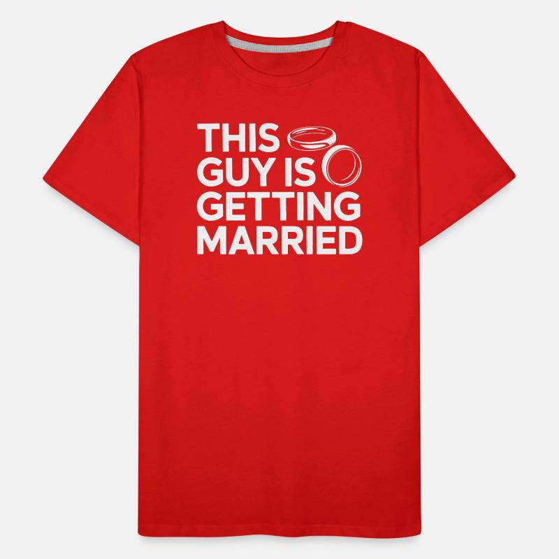 This Guy Is Getting Married Men's Premium Organic T-Shirt