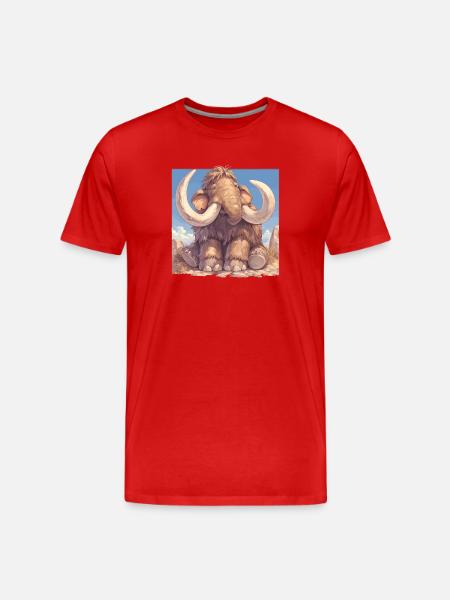Mammoths Mammoth - Men's Premium Organic T-Shirt - red