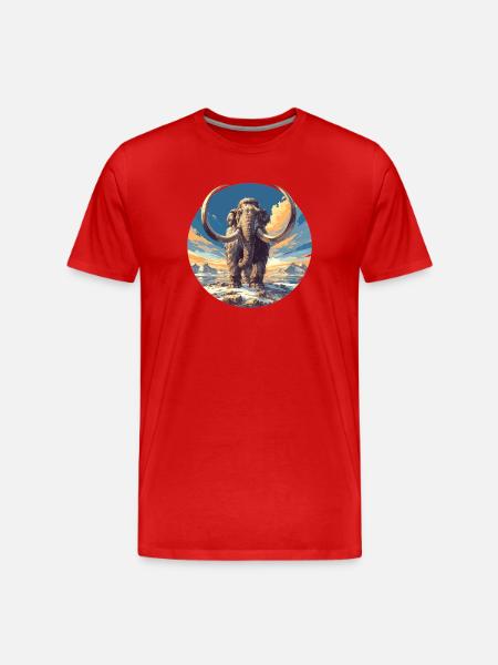 Mammoths Mammoth - Men's Premium Organic T-Shirt - red