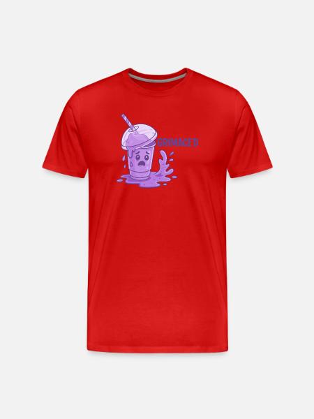 Grimace Shake Chaos - Men's Premium Organic T-Shirt - red