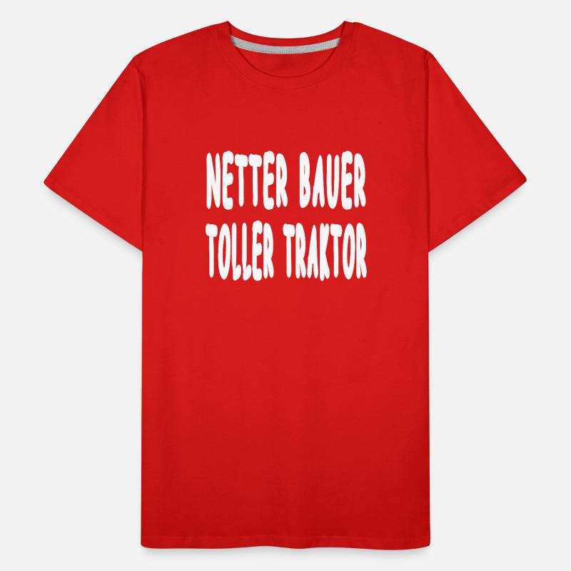 Traktor Männer Premium Bio T-Shirt