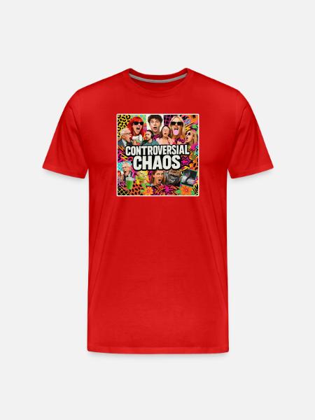 Chaos controversé - T-shirt bio Premium Homme - rouge