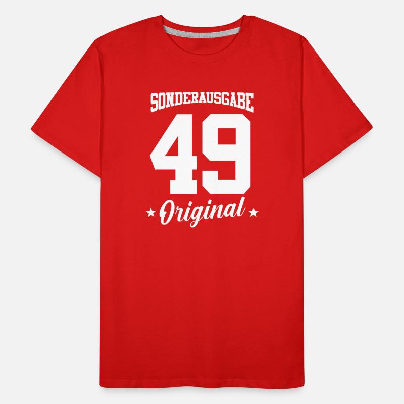 49 Geburtstag Männer Premium Bio T-Shirt