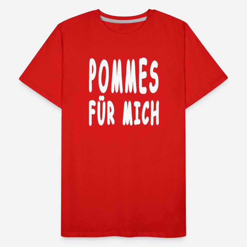 Pommes Männer Premium Bio T-Shirt