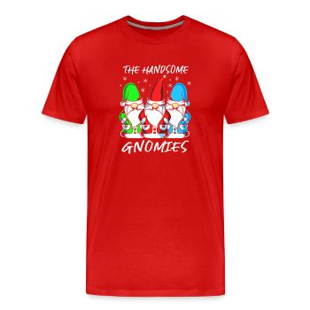 Gnome - T-shirt bio Premium Homme - rouge - Devant - Damien (186cm)