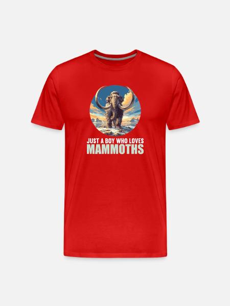Mammoths Mammoth - Men's Premium Organic T-Shirt - red