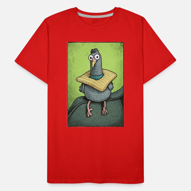 Sir Gurrington sitzt Männer Premium Bio T-Shirt