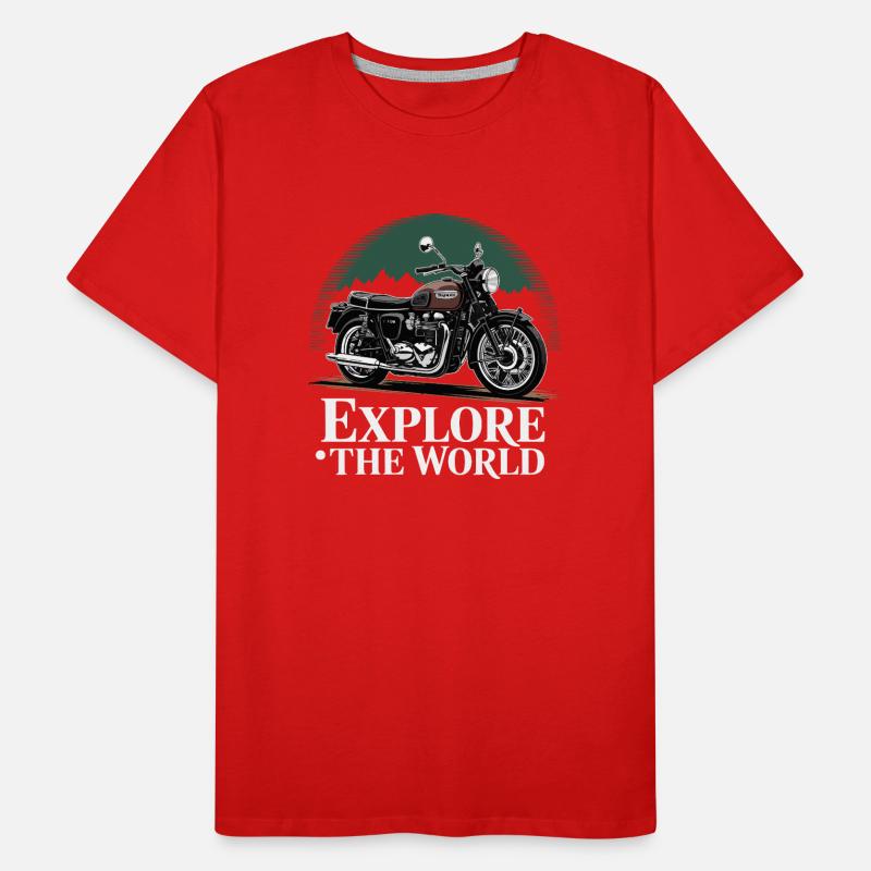 Abenteuerfahrt Männer Premium Bio T-Shirt