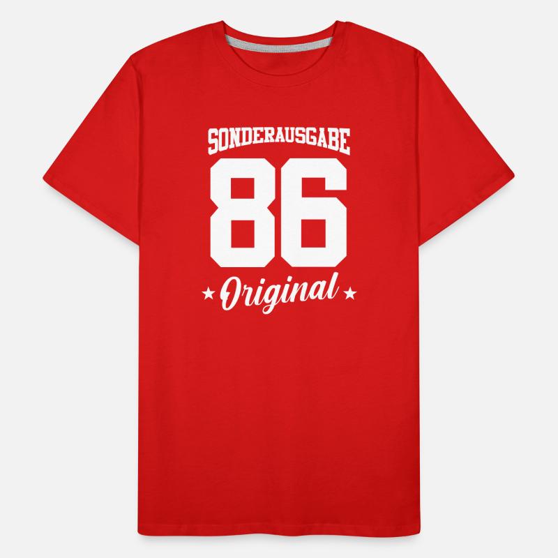 86 Anniversaire T-shirt bio Premium Homme