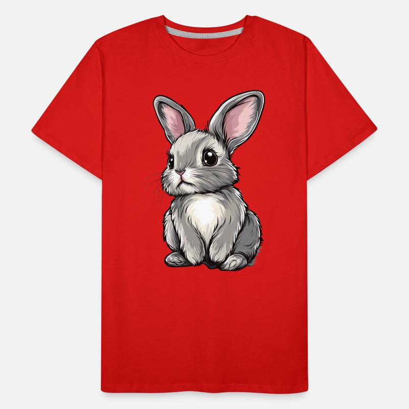 Hare Men's Premium Organic T-Shirt