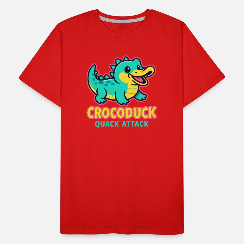 Crocoduck - Quack Attack Men's Premium Organic T-Shirt