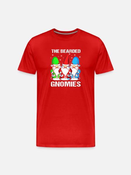 Gnome Bart - T-shirt bio Premium Homme - rouge
