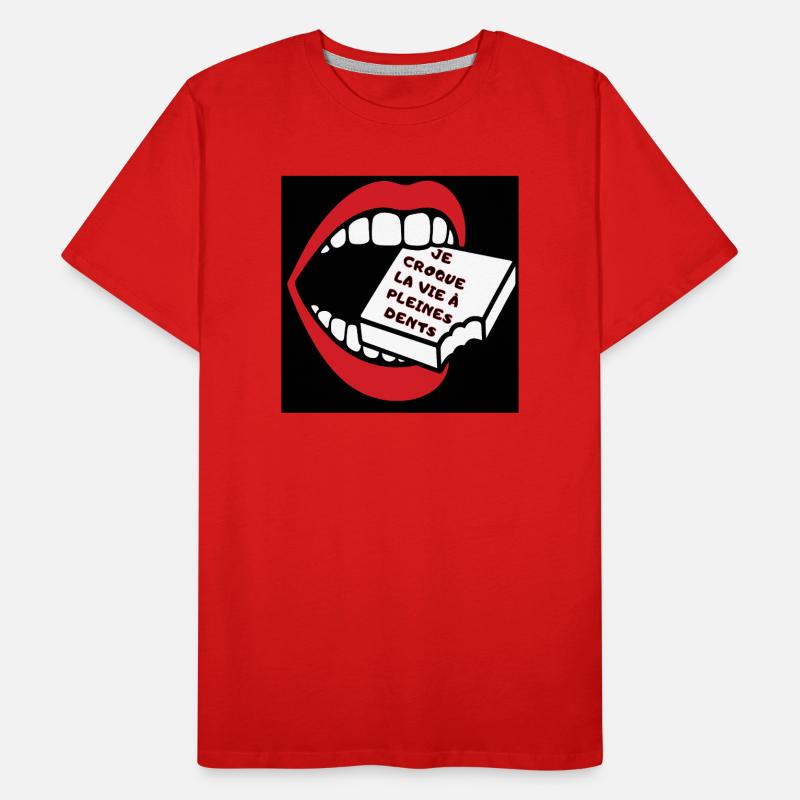 La vie est belle  T-shirt bio Premium Homme