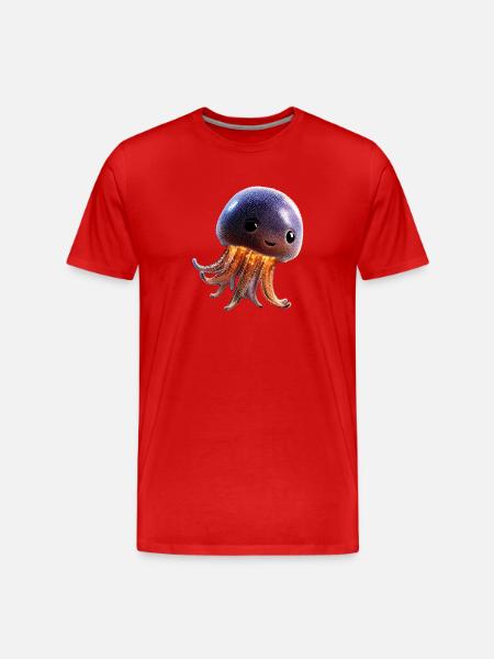 Vandmænd Vandmænd Ild Vandmænd Medusa Sød Gompler - Herre Premium T-shirt økologisk - rød