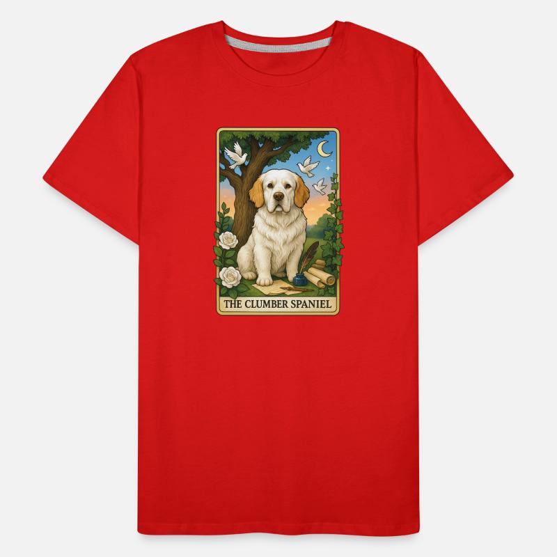 Clumber Spaniel Männer Premium Bio T-Shirt