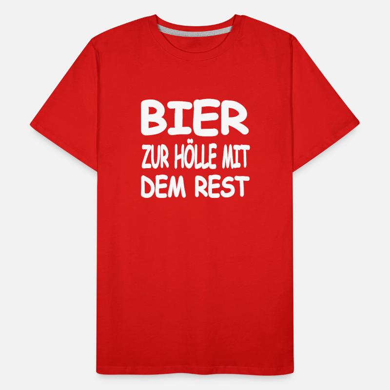 Bier Männer Premium Bio T-Shirt