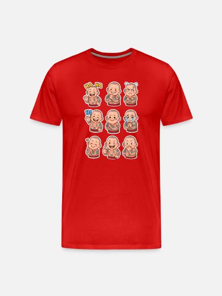 humungusbabies - Men's Premium Organic T-Shirt - red