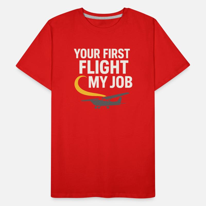 Flight Instructor Cfi Pilot Aviation Instructor Men's Premium Organic T-Shirt
