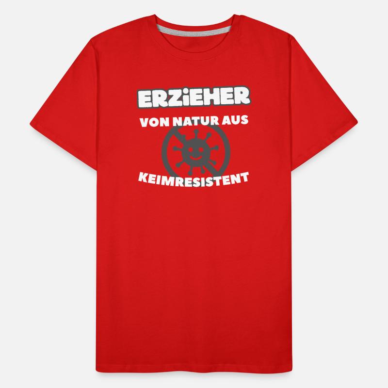 Educators - Naturally germ-resistant Men's Premium Organic T-Shirt