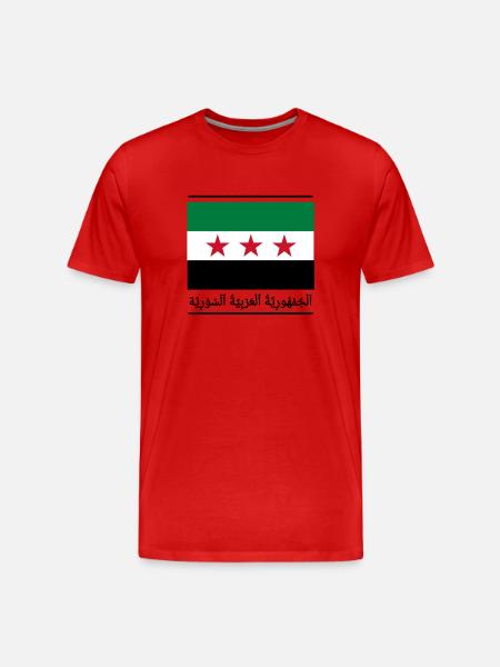 Syrie - T-shirt bio Premium Homme - rouge