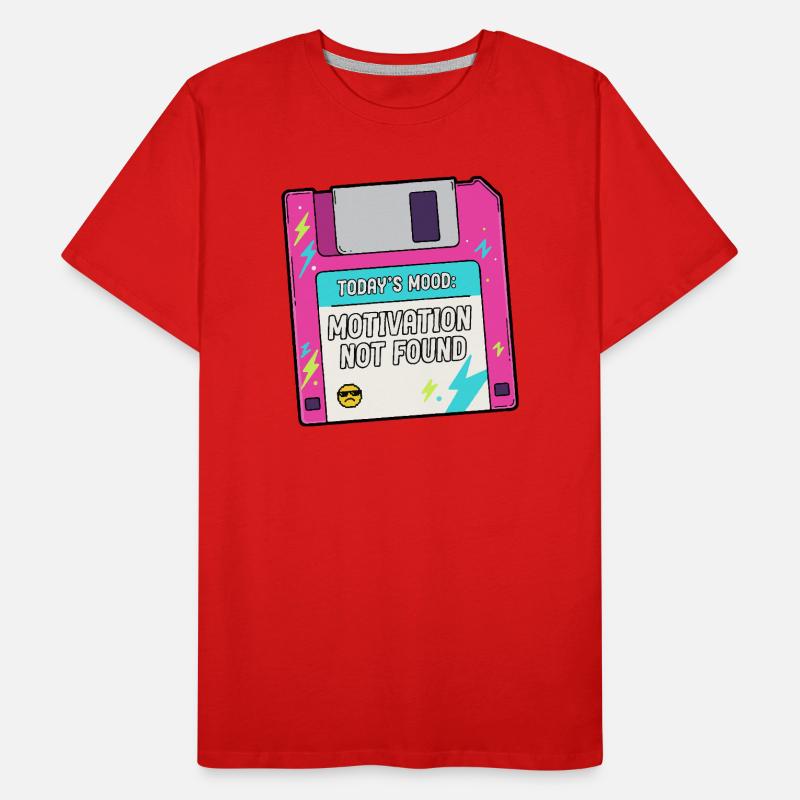 Motivation is lacking on floppy Men's Premium Organic T-Shirt