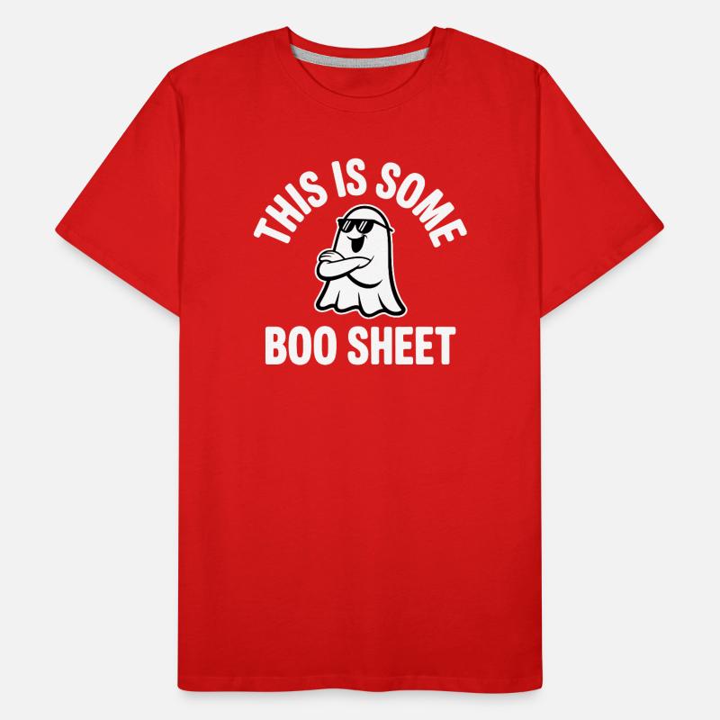Boo Sheet Ghost avec lunettes de soleil T-shirt bio Premium Homme