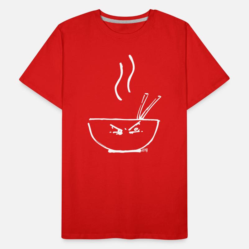 Heiße Suppe Männer Premium Bio T-Shirt
