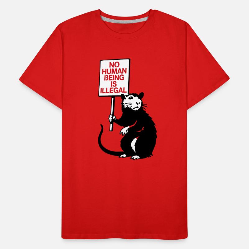 No Human Being is Illegal Männer Premium Bio T-Shirt