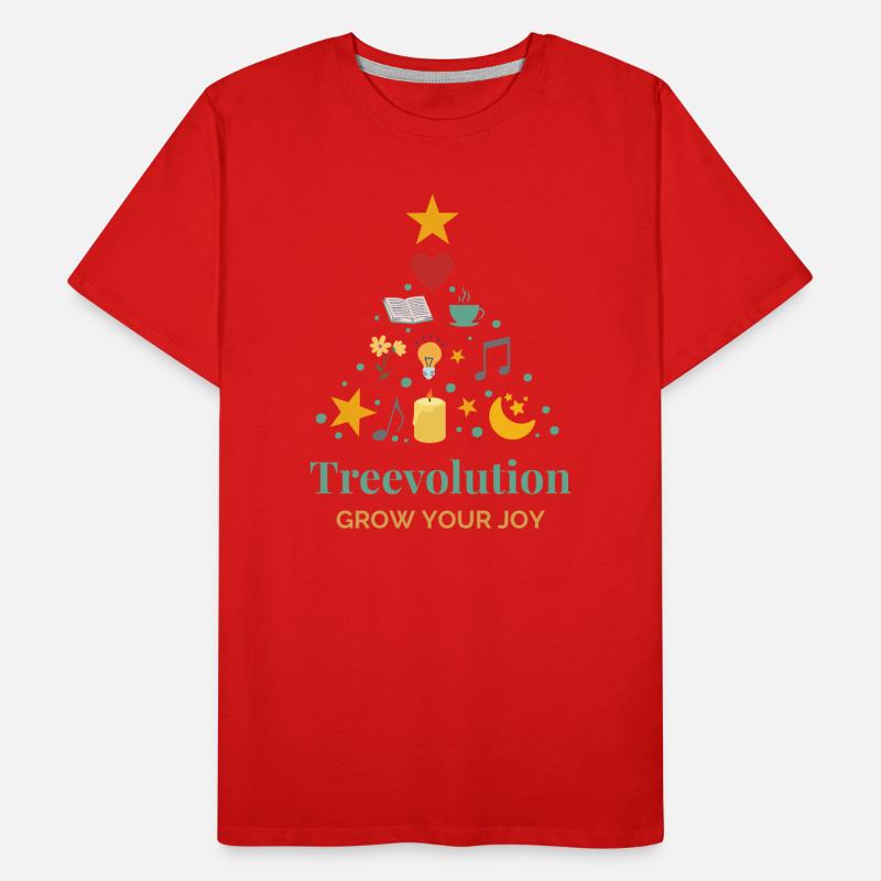 Treevolution Freude wachsen lassen Männer Premium Bio T-Shirt
