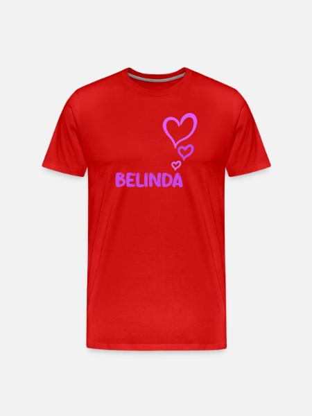Belinda - T-shirt bio Premium Homme - rouge