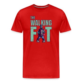 Dicker Zombie - Männer Premium Bio T-Shirt - Rot - Vorne - Damien (186cm)