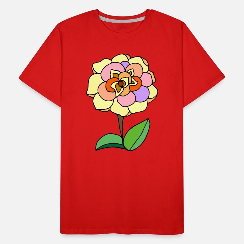 Fleur T-shirt bio Premium Homme