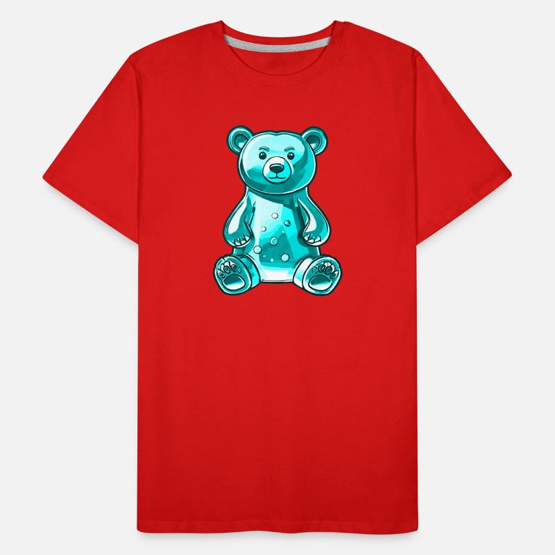 Gummy Bear Turquoise Men's Premium Organic T-Shirt